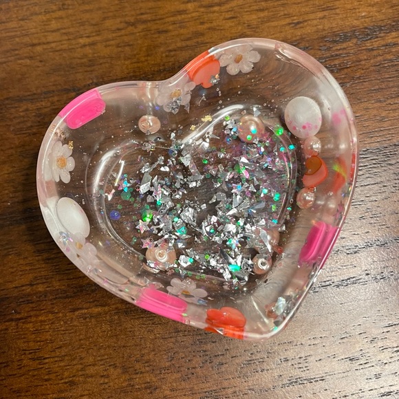 Pharmacy Pill heart shape jewelry tray